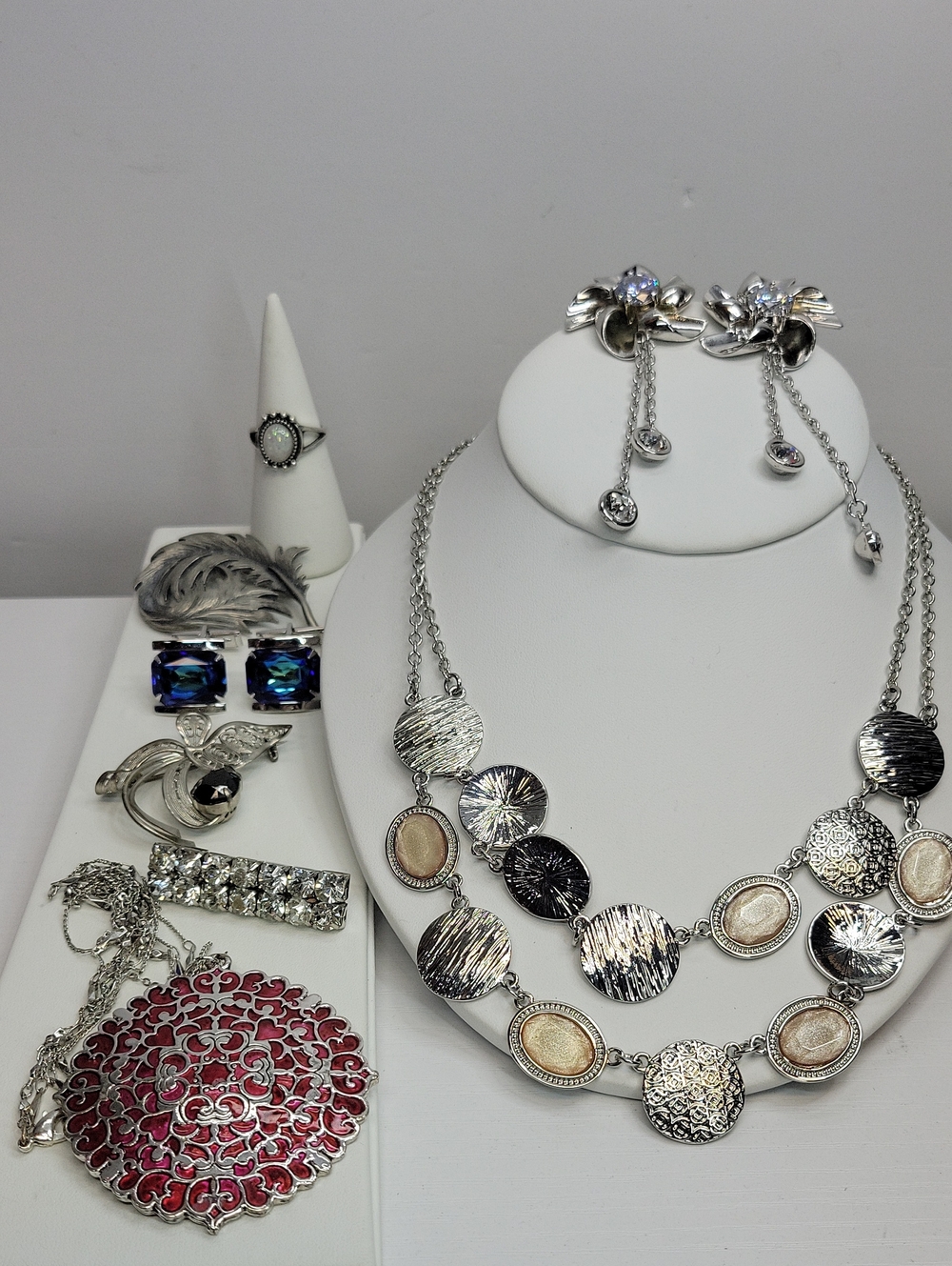 Silver-Tone Jewelry Bundle